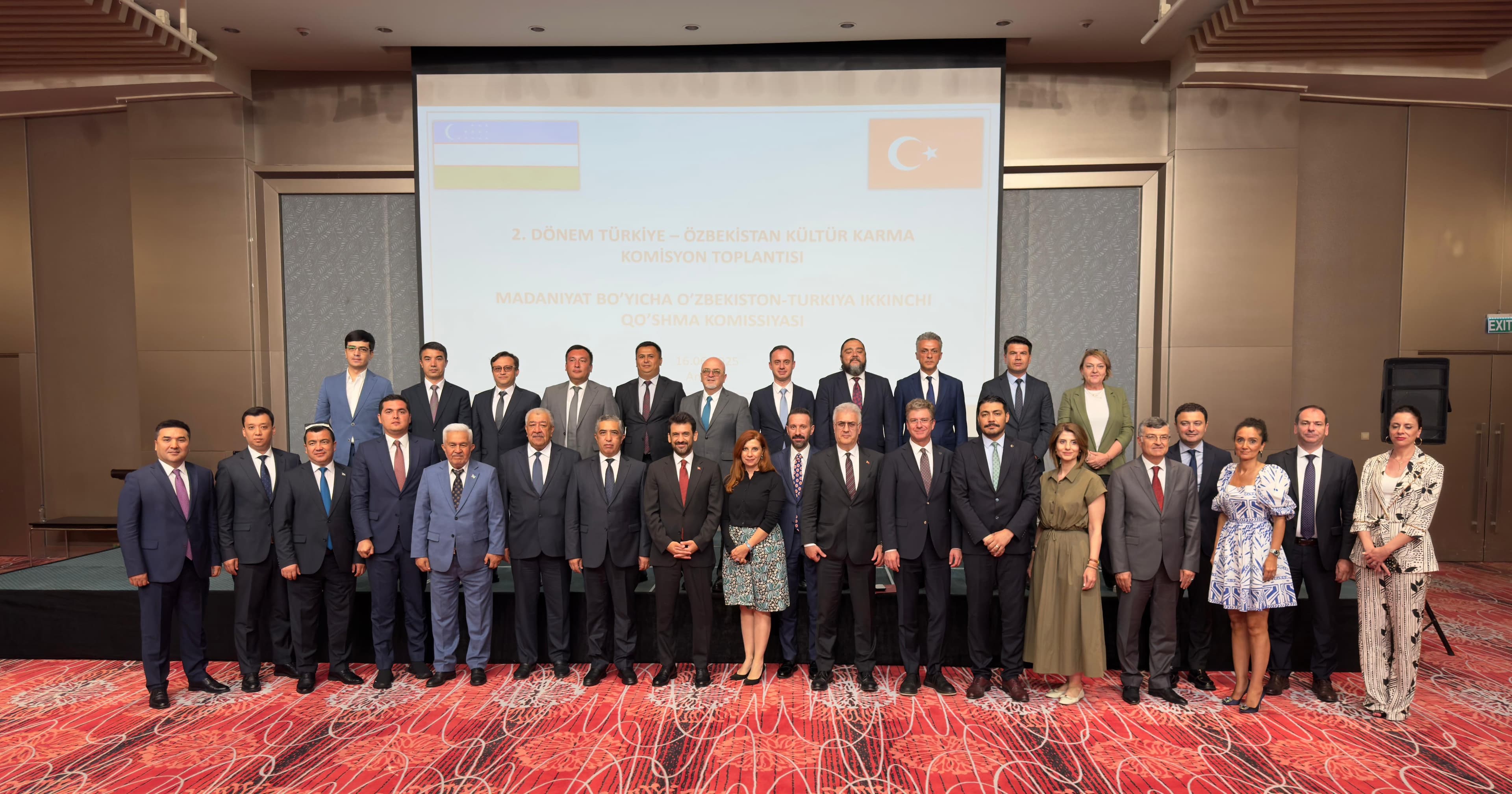 Türkiye-Özbekistan 2. Dönem Kültür Karma Komisyonu Toplantısı vesilesiyle mevkidaşım Madjidov Murodjon Abdullaeviç ve kıymetli heyetiyle Antalya’mızda bir araya geldik.